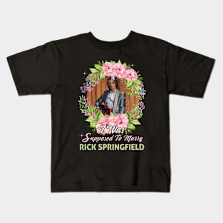 supposed to marry Vintage Men Kids T-Shirt